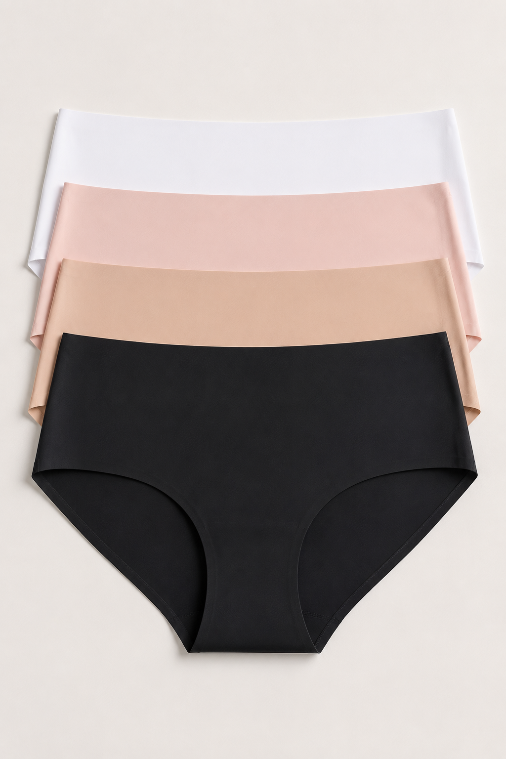 Lot de 4 culottes Hipster invisibles