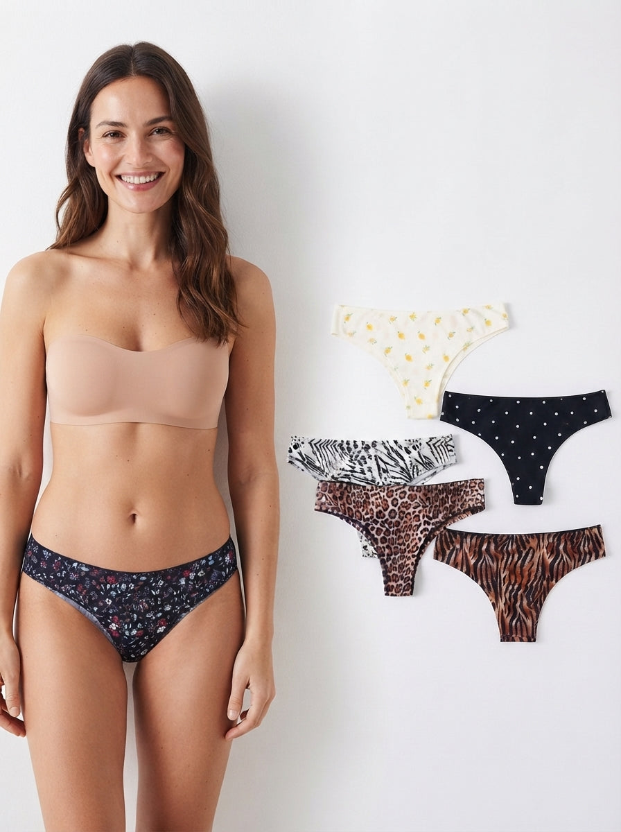 6 pièces de sous-culottes féminins