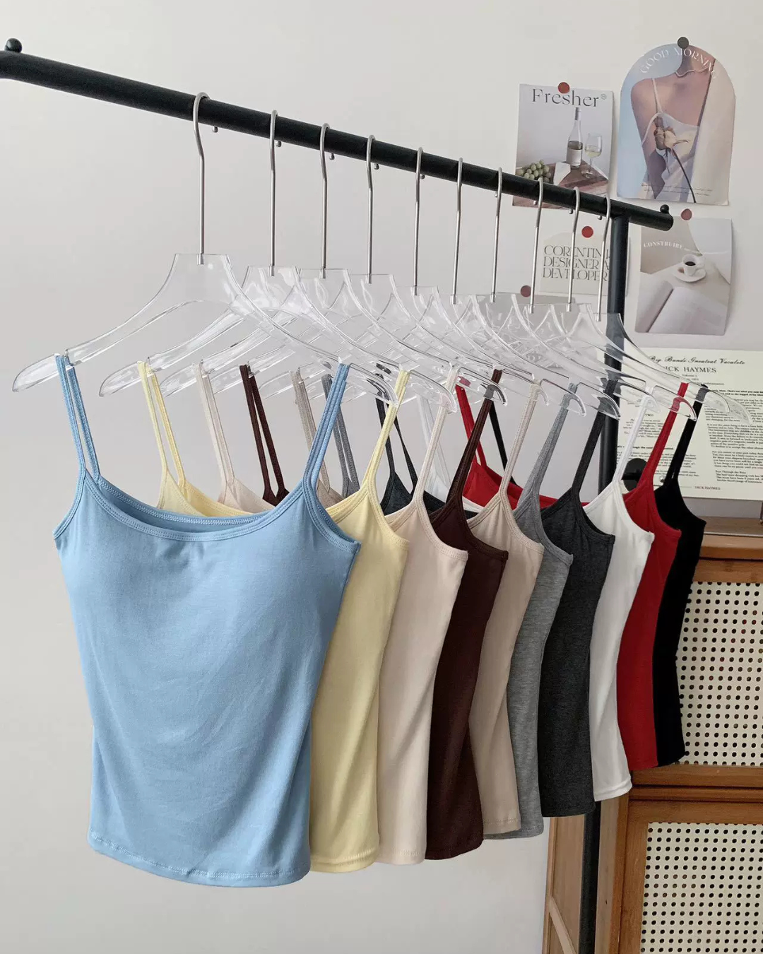 PACK 6 OFFERT débardeurs fines coton