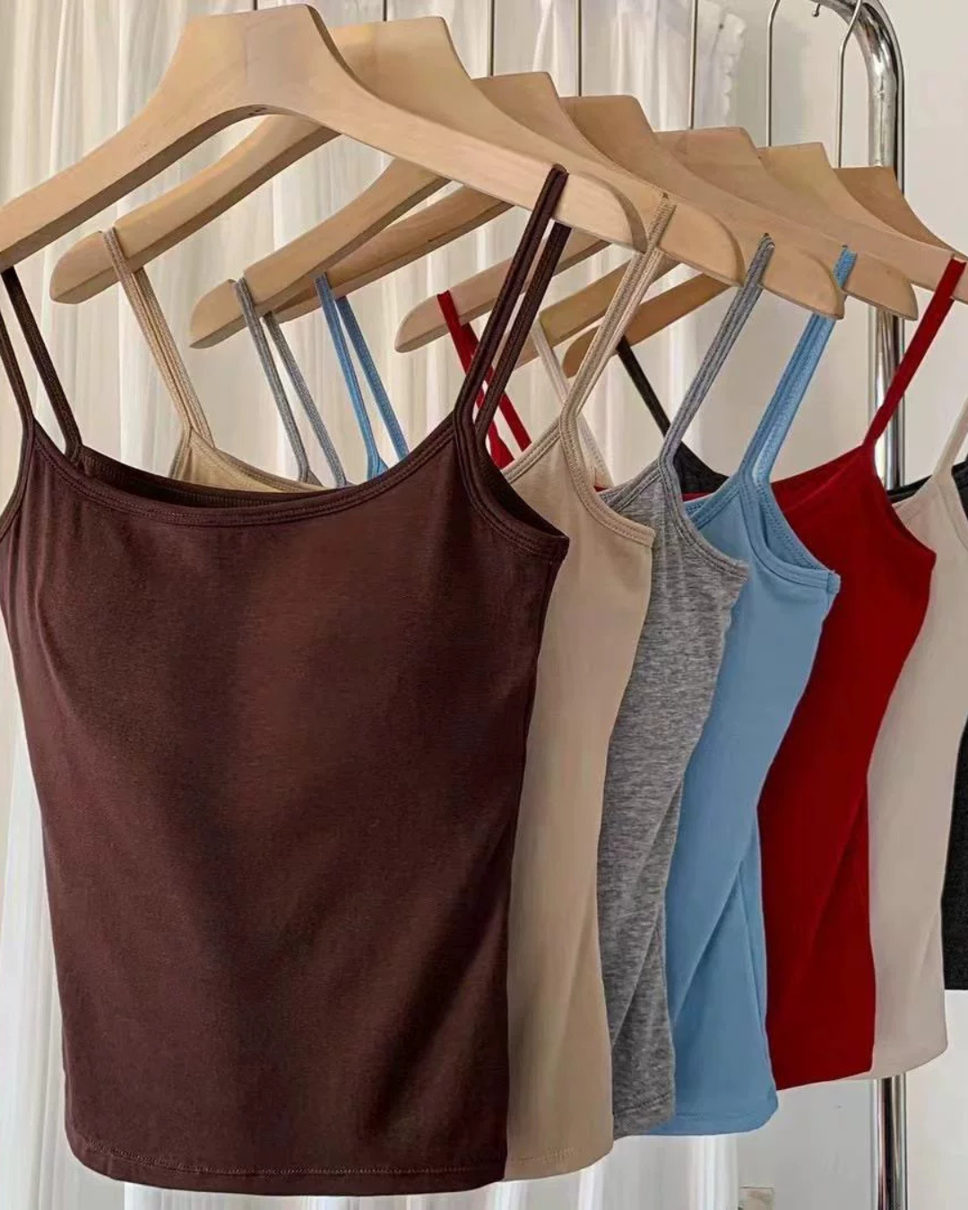 PACK 6 OFFERT débardeurs fines coton
